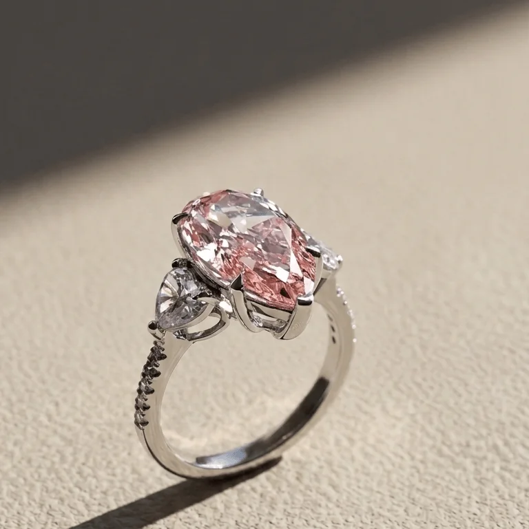 Lab-grown diamond ring