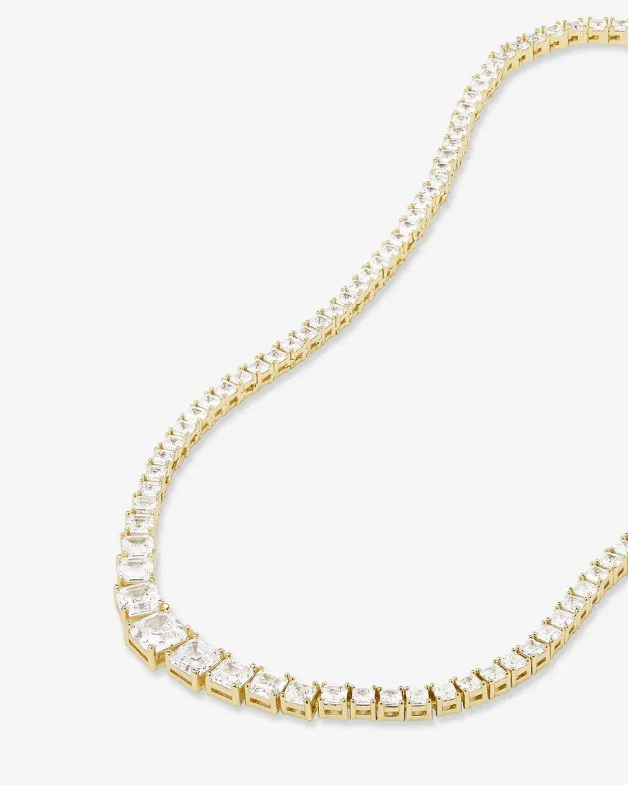 Lab-grown diamond necklace