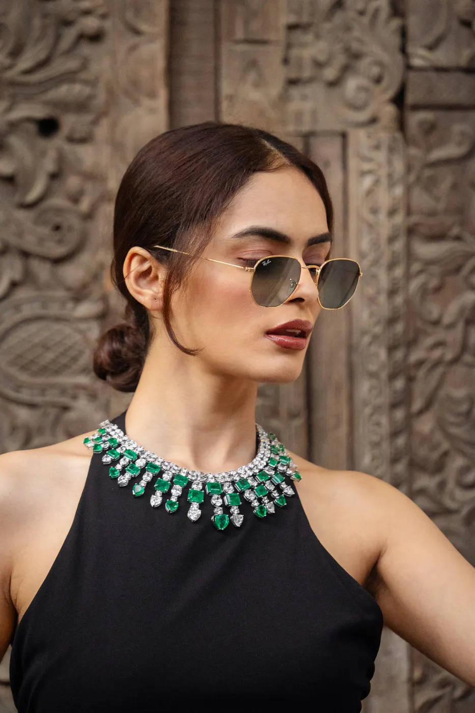 Lab-grown diamond necklace