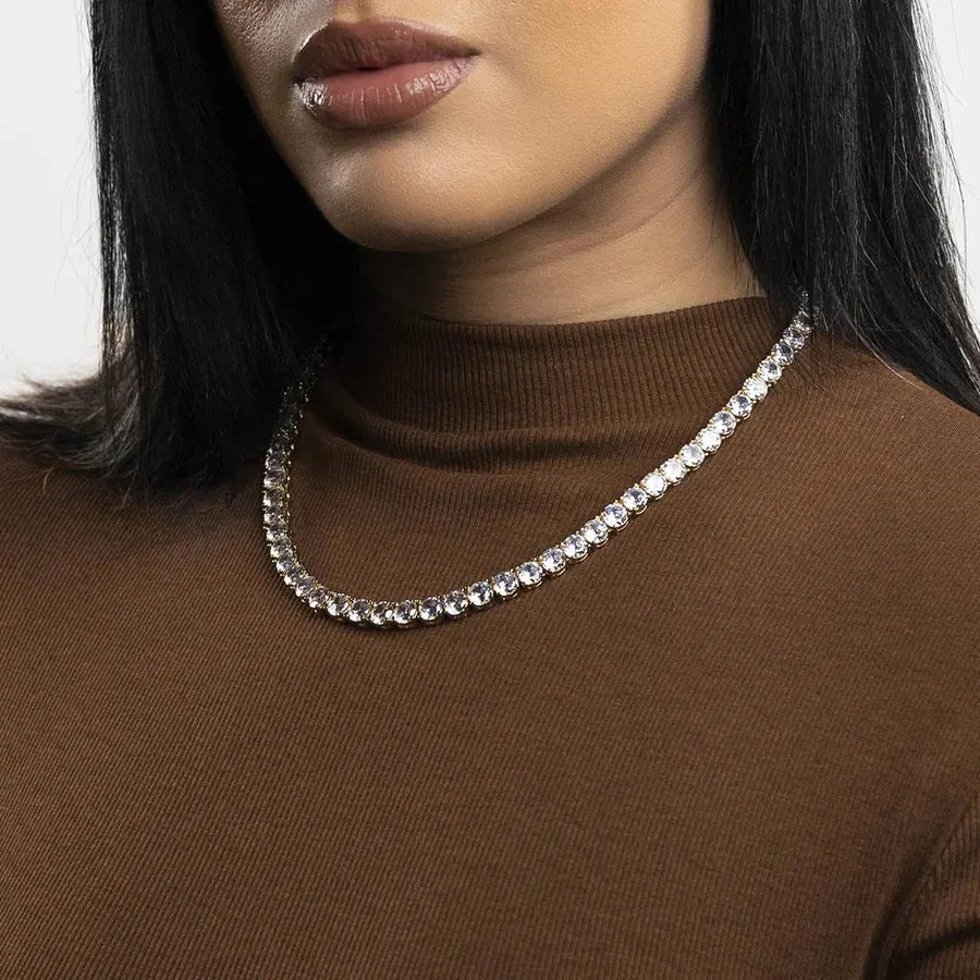 Lab-grown diamond necklace