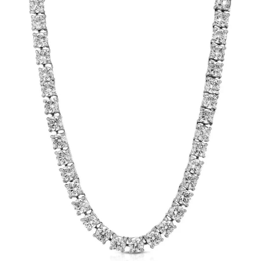Lab-grown diamond necklace