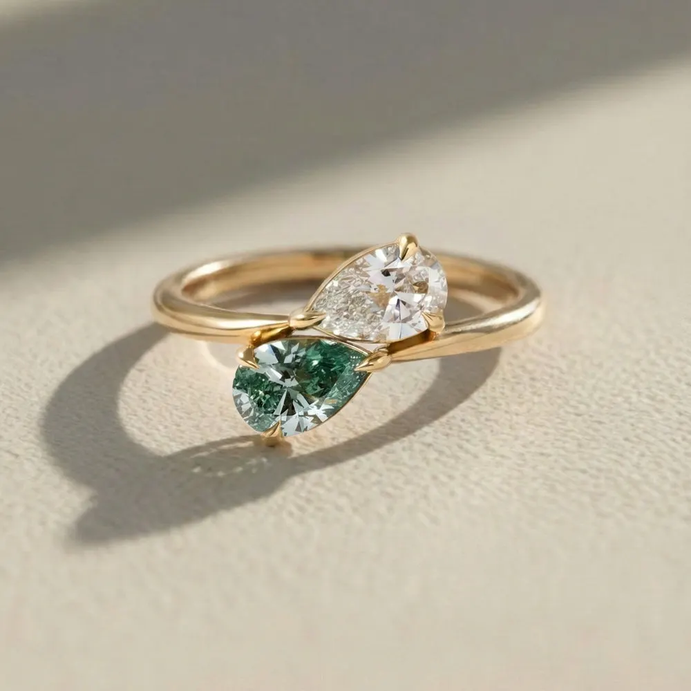 Lab-grown diamond ring