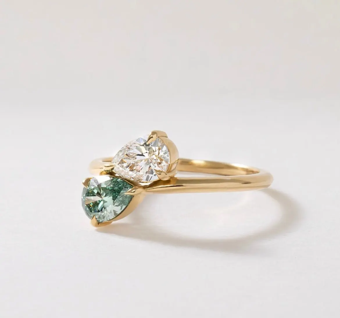 Lab-grown diamond ring