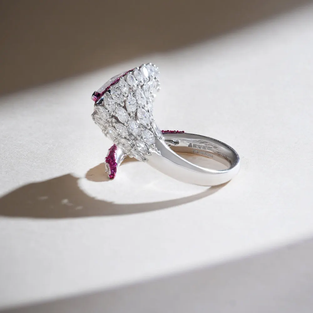 Lab-grown diamond ring