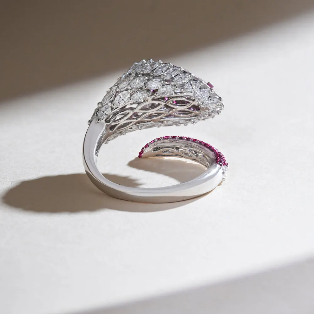 Lab-grown diamond ring