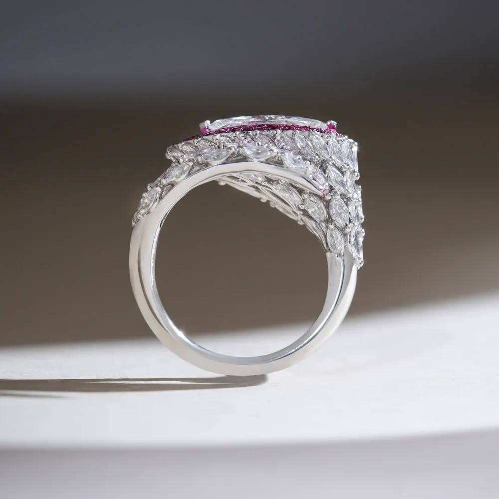 Lab-grown diamond ring