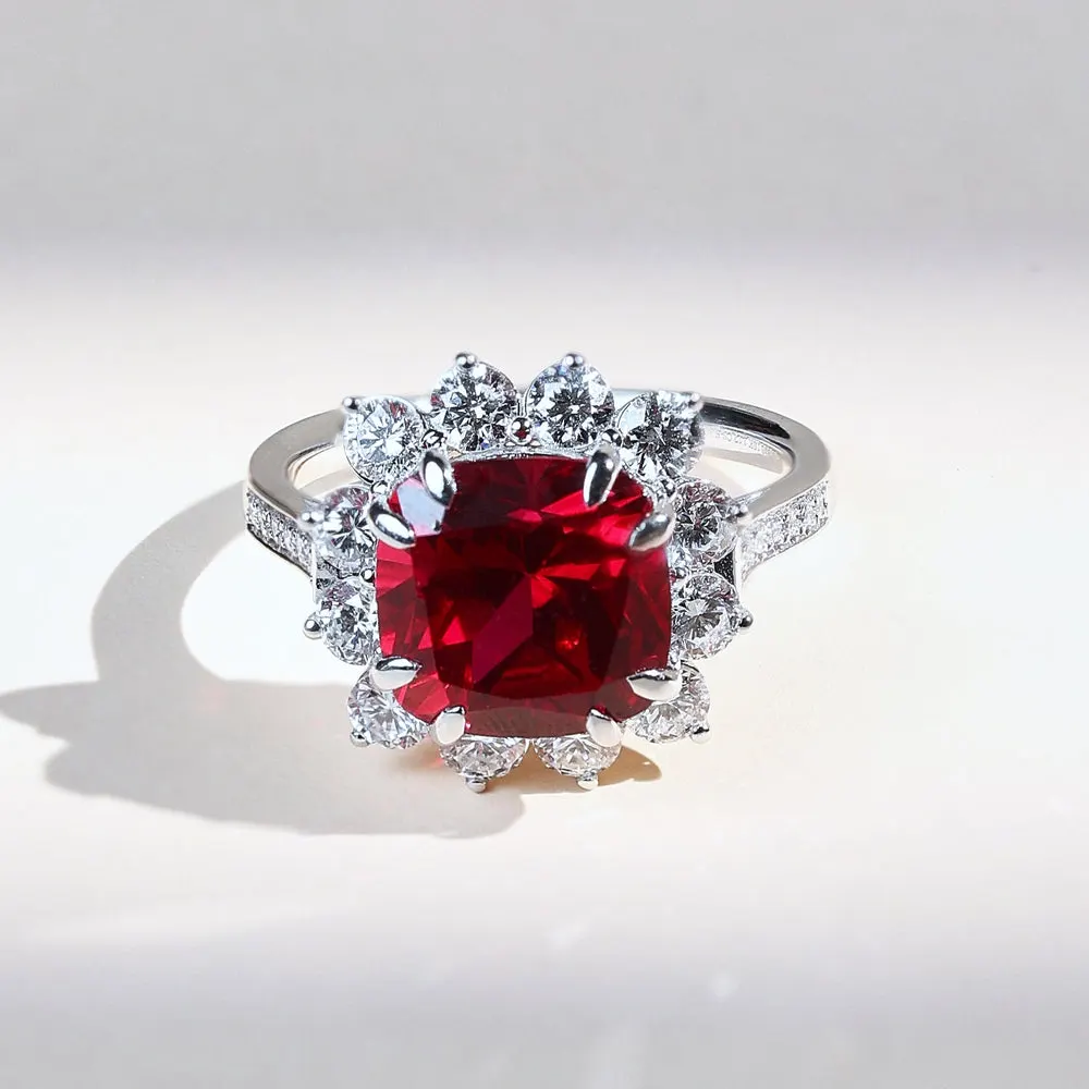 Lab-grown diamond ring