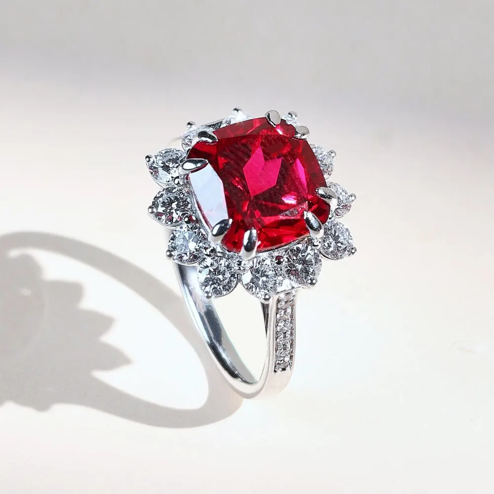 Lab-grown diamond ring