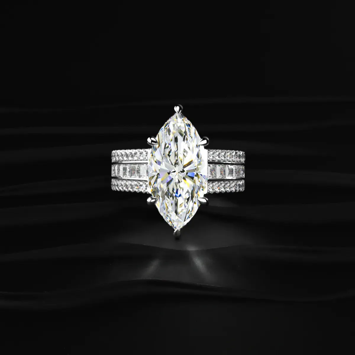 Lab-grown diamond ring