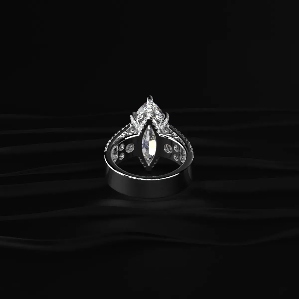 Lab-grown diamond ring