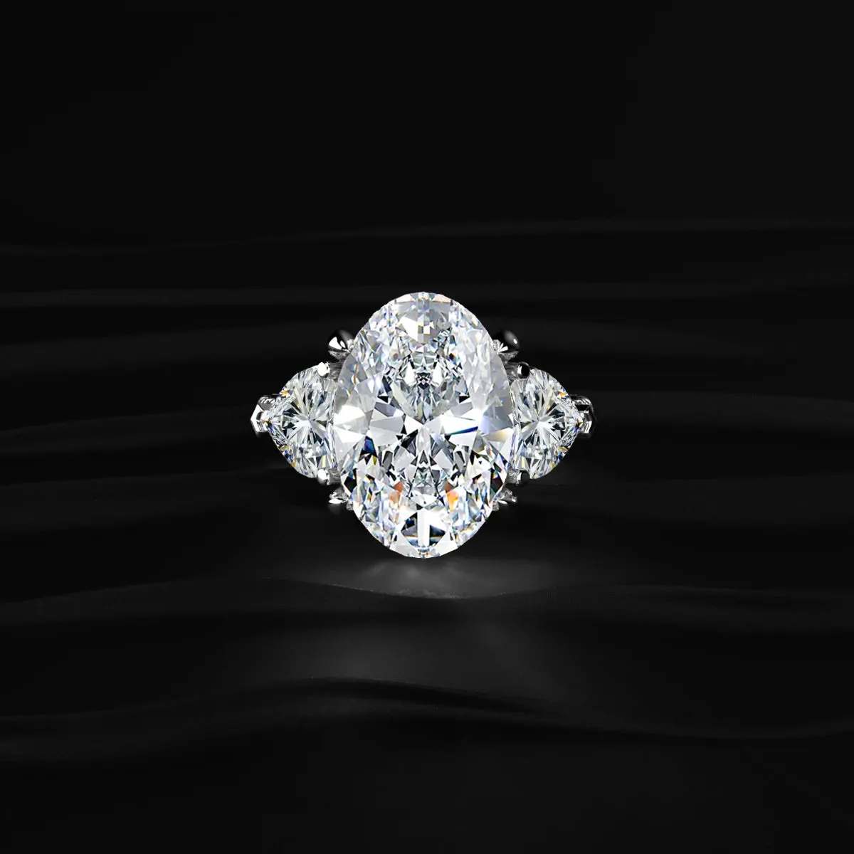 Lab-grown diamond ring