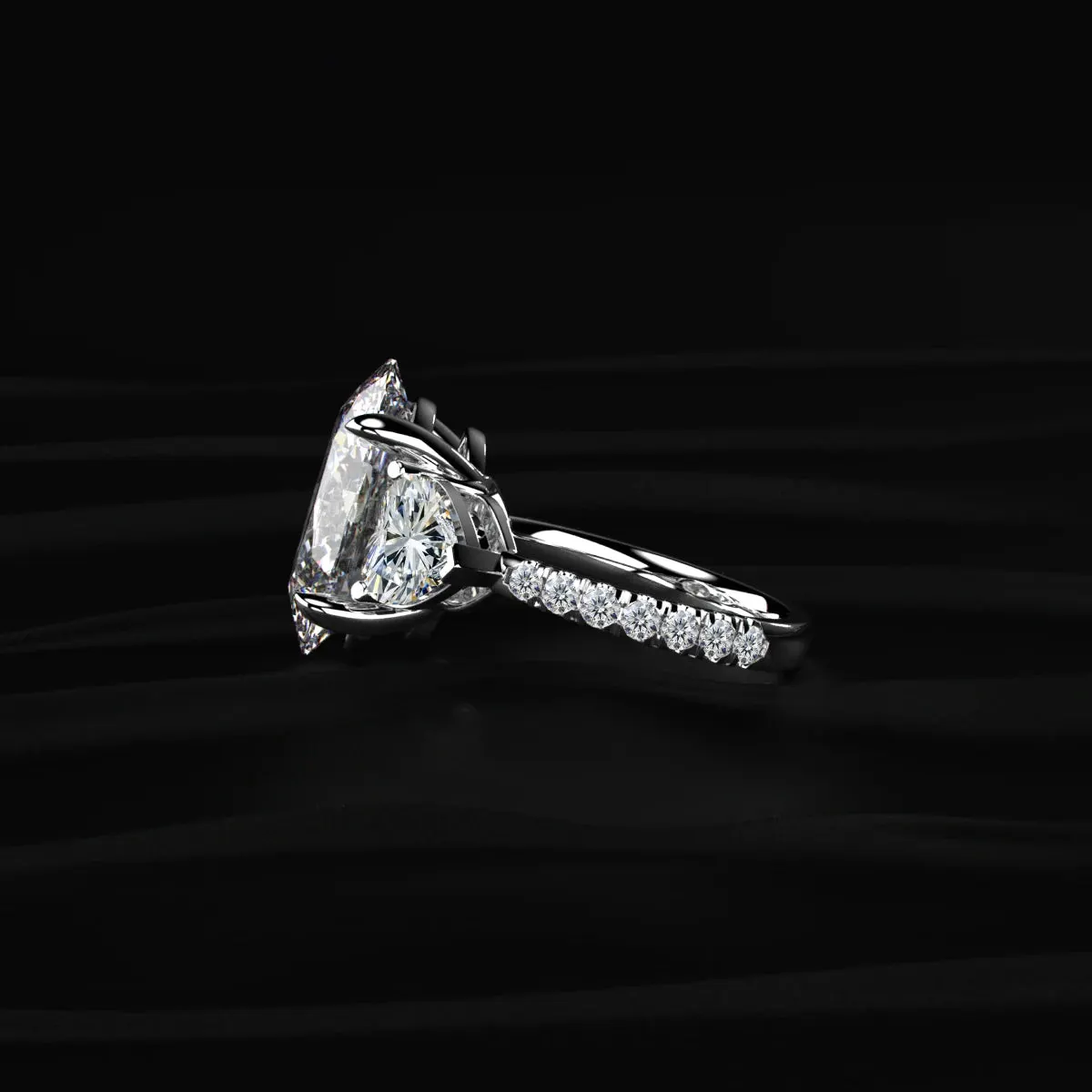 Lab-grown diamond ring