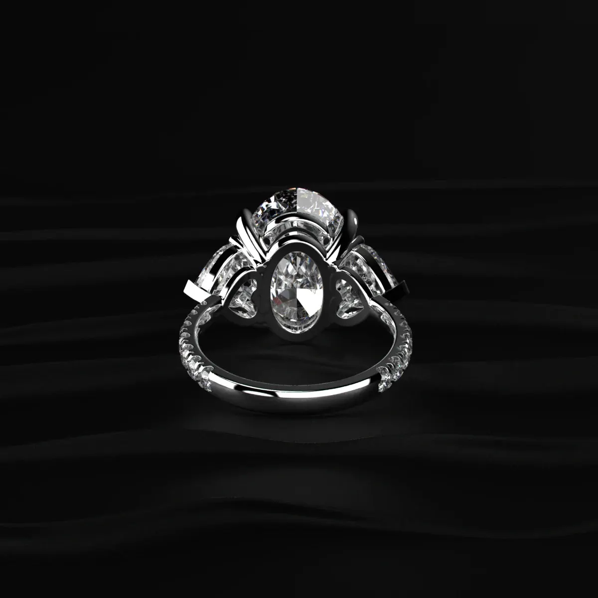 Lab-grown diamond ring