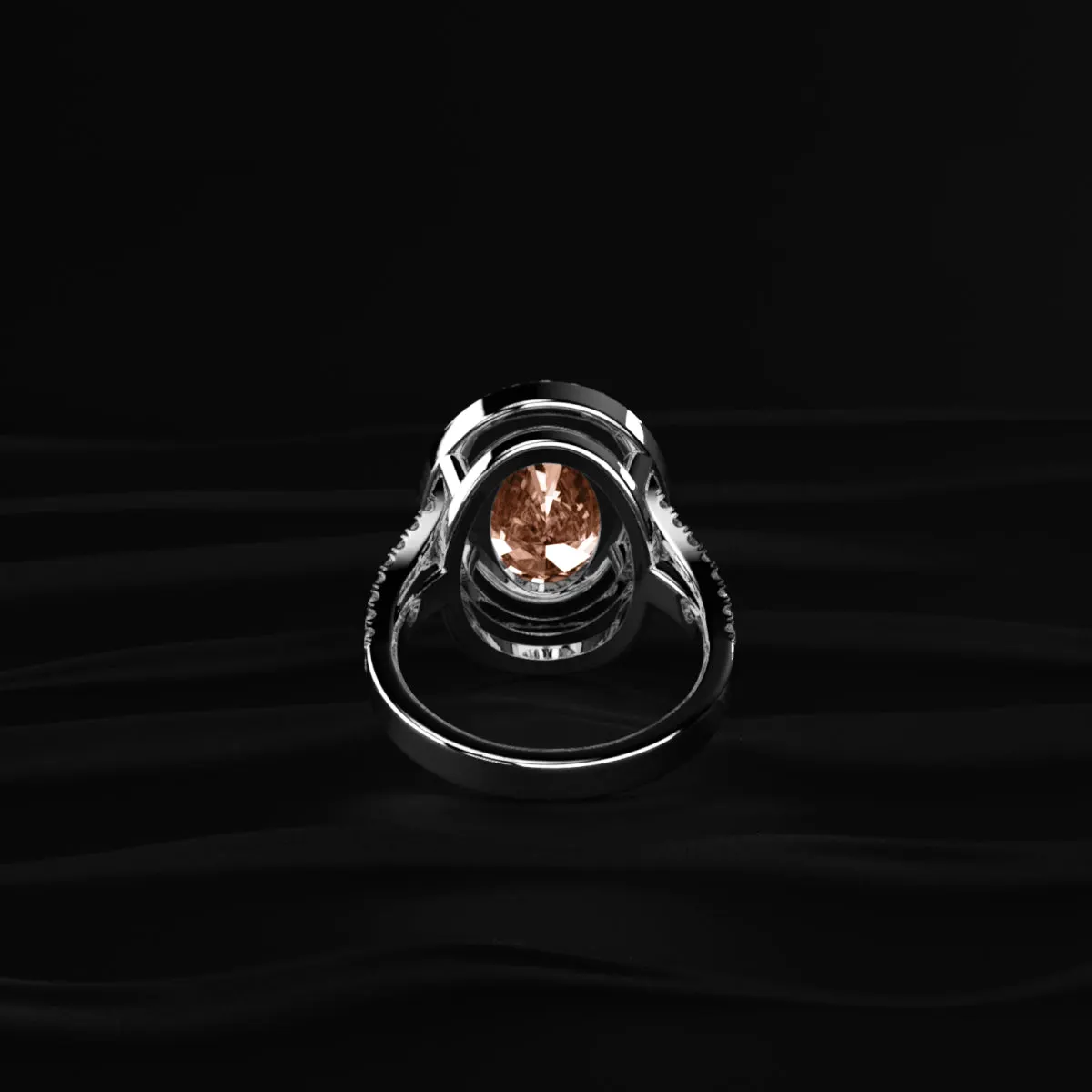 Lab-grown diamond ring