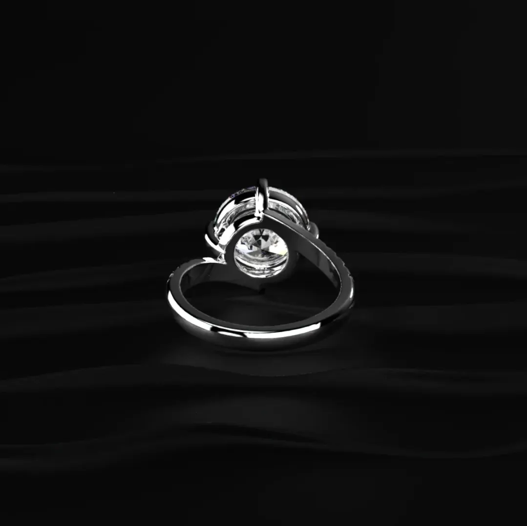 Lab-grown diamond ring