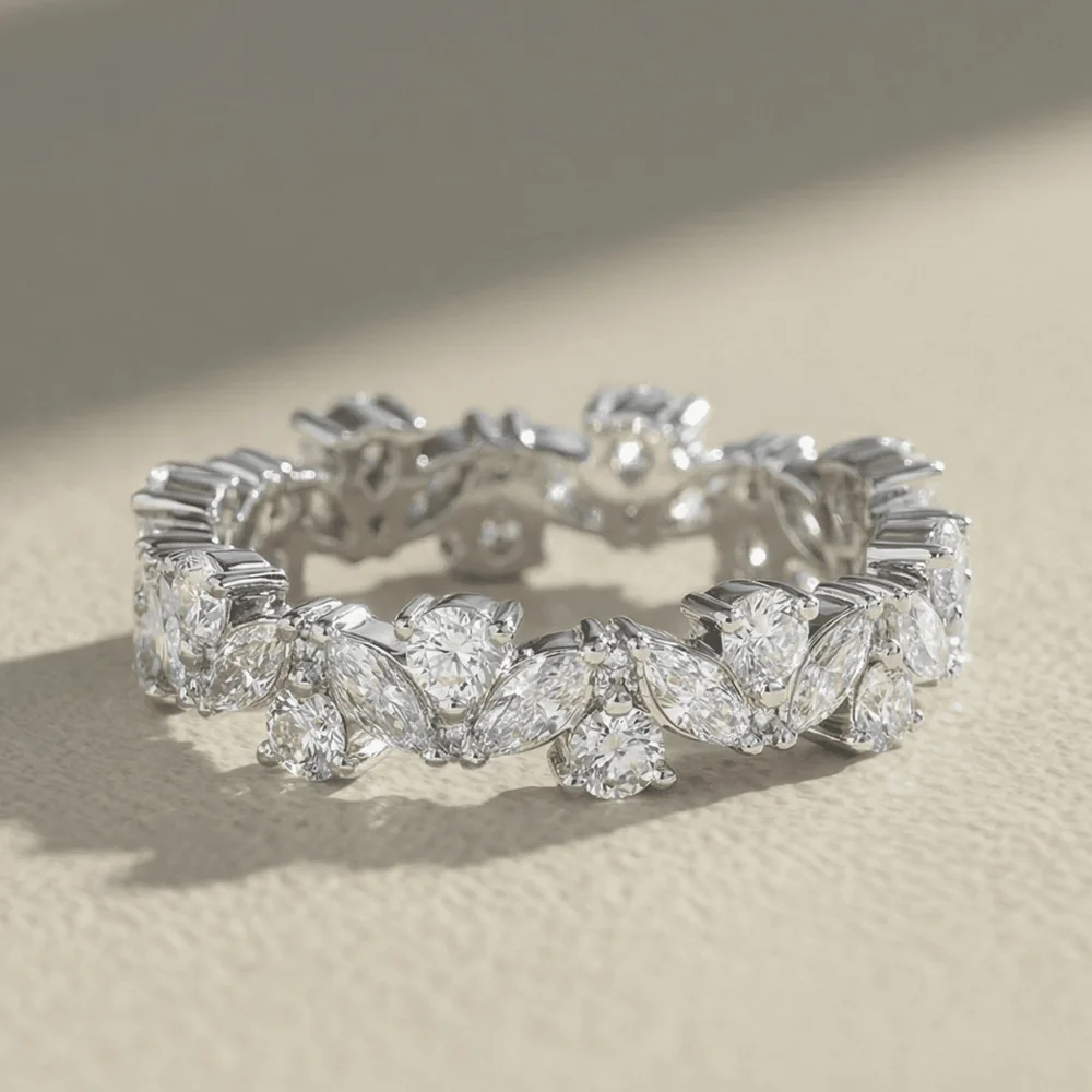 Lab-grown diamond ring