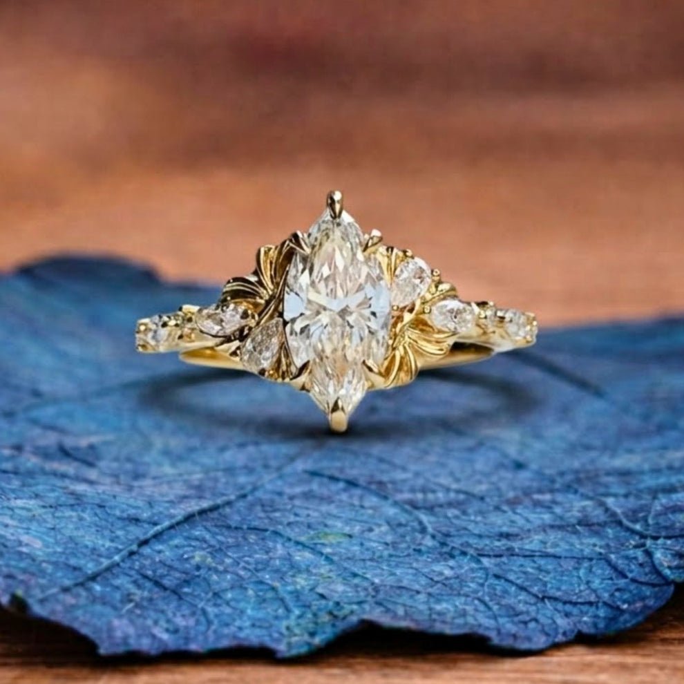 Lab-grown diamond ring